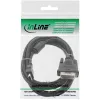 Kabel InLine HDMI-DVI 19-pin męski / 18+1 męski + filtr ferrytowy czarny 3 m