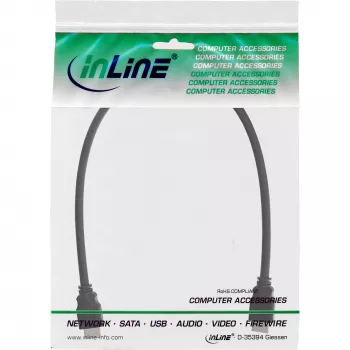 Kabel HDMI High Speed InLine 17601E 1m męski/męski czarny