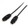 StarTech.com 15 ft cienki cyfrowy optyczny kabel audio Toslink SPDIF