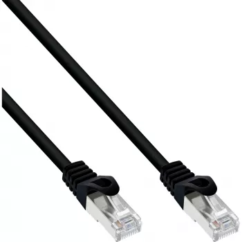 Kabel krosowy InLine SF/UTP Kat.5e czarny 30 m