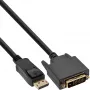 Kabel konwertera InLine DisplayPort do DVI czarny 10m