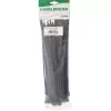 Opaski kablowe InLine z podwójną główką montażową 300 mm x 4,8 mm, nylon, czarne, 100 szt.