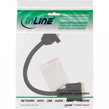 adapter kablowyowy InLine VGA 15 Pin VGA żeński / żeński 0,2 m