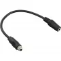 adapter kablowy audio InLine, 3.5 mm stereo złącze żeńskie na żeńskie, z pojedynczym oplotem, 0,2 m