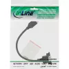 adapter kablowy USB 2.0 Typ A żeński / złącze panelowe Typ B InLine 33441F 0,2 m