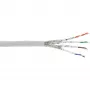 InLine Patch kabel S/FTP PiMF Cat.6A halogen free 500MHz biały 100m