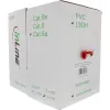 InLine Patch kabel S/FTP PiMF Cat.6A halogen free 500MHz czerwony 100m