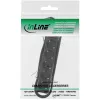 Listwa zasilająca InLine, 5-gniazdowa z uziemieniem CEE 7/3, czarna, 1,5 m