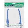 InLine Patch kabel S/FTP PiMF Cat.6A halogen free 500MHz niebieski 0.25m