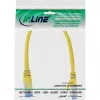 Kabel krosowy InLine S/FTP PiMF Kat.6A bezhalogenowy 500 MHz żółty 0,25 m