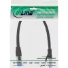 Kabel krosowy InLine S/FTP PiMF Cat.6A bezhalogenowy 500 MHz czarny 0,3 m