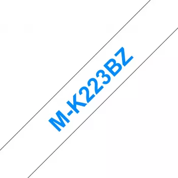 Taśma etykietująca M Brother MK223BZ Niebieska na białej 9 mm