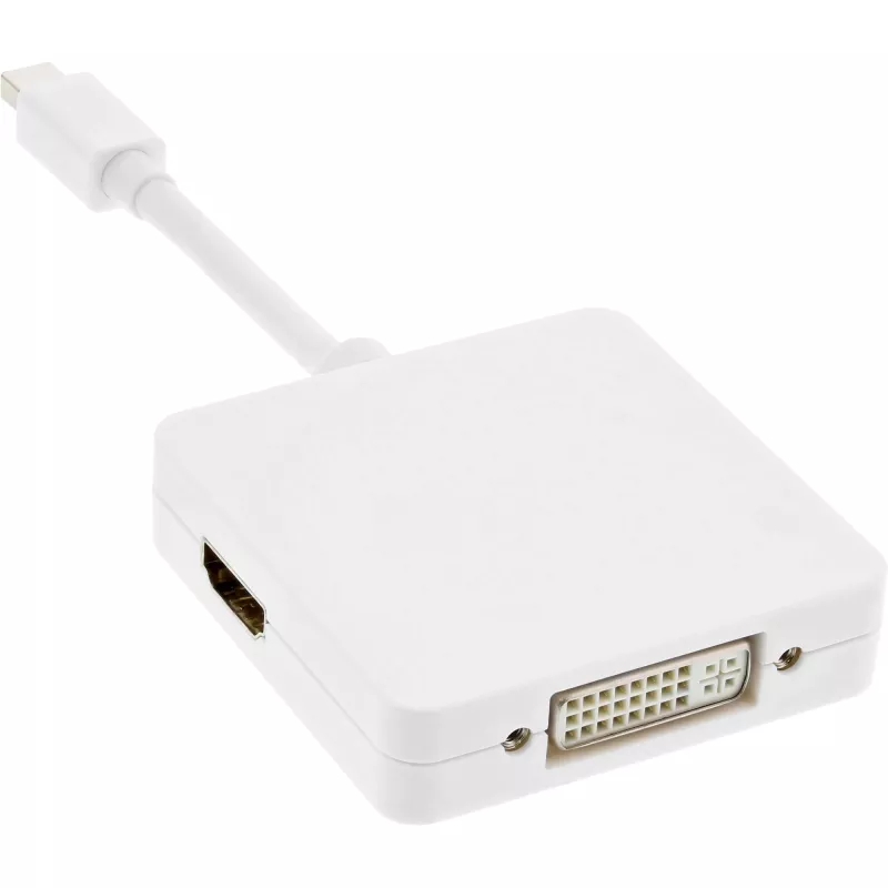 Kabel przejściówki InLine Mini DisplayPort na HDMI DVI DisplayPort 17195I