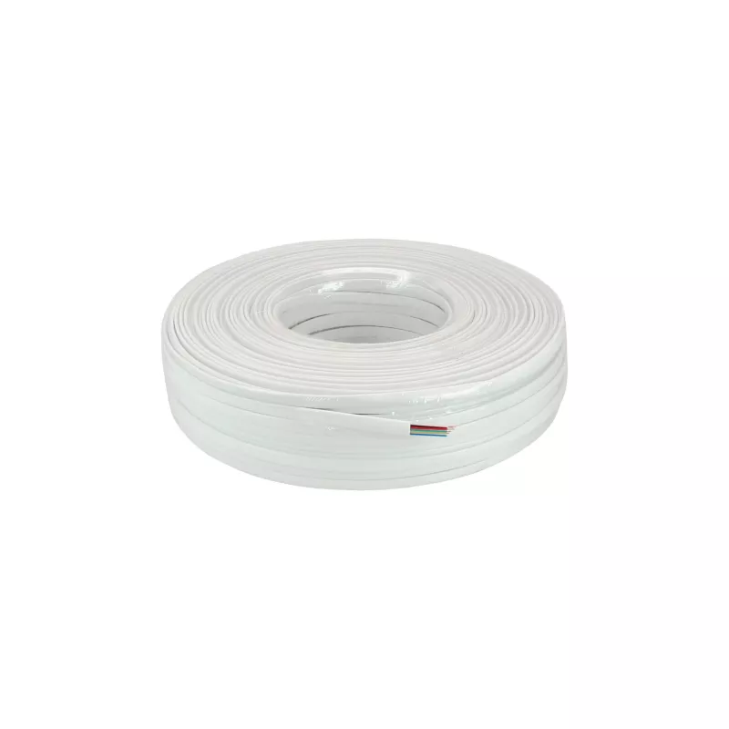 InLine Modular kabel 6 wire Ribbon kabel biały 100m ring