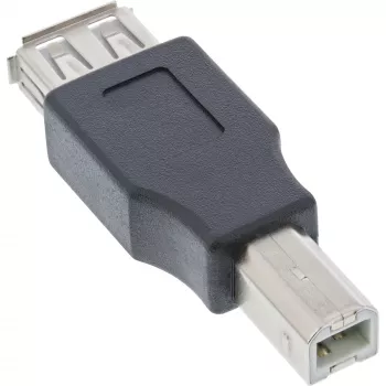 Adapter USB 2.0 Typ A żeński / Typ B męski InLine 33442