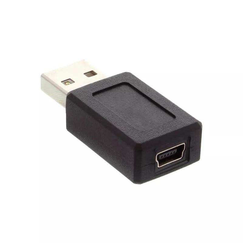 USB 2.0 Adapter A male / mini 5 Pin female InLine 33500A