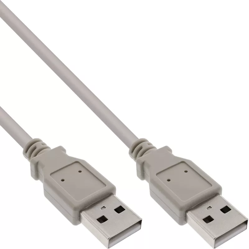 Kabel USB 2.0 Typ A męski / męski beżowy 5m InLine 34350H