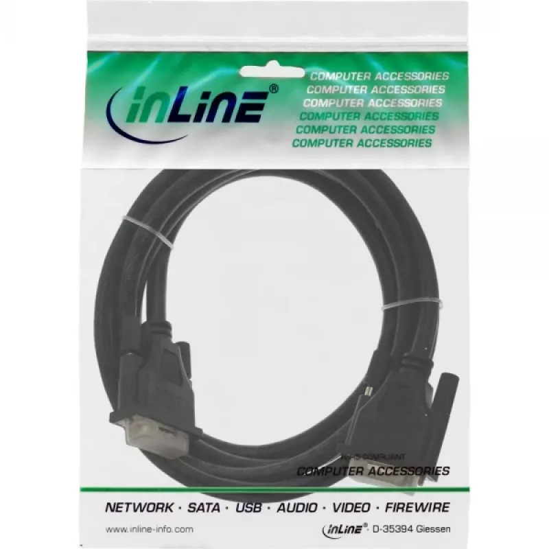 Kabel InLine DVI-D 24+1 męski / męski Dual Link 2m