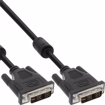 Kabel DVI-I 24+5 M/M Dual Link InLine 17791 1,8m