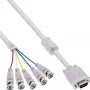 InLine VGA BNC kabel 5x BNC / HD 15 male 5m