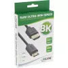 InLine Slim Ultra High Speed HDMI Cable AM/CM 8K4K pozłacany czarny 0,3m