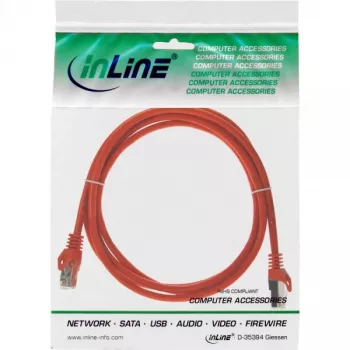 Kabel krosowy InLine SF/UTP Cat.5e pomarańczowy 0,25 m