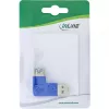 Adapter USB 3.0 typu A męski / żeński, kątowy lewy 90° InLine 35300M