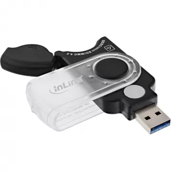 InLine Mobile czytnik kart USB 3.0, dla SD/SDHC/SDXC, microSD