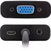 InLine Converter kabel HDMI to VGA z dźwiękiem Aktywny konwerter wideo Czarny