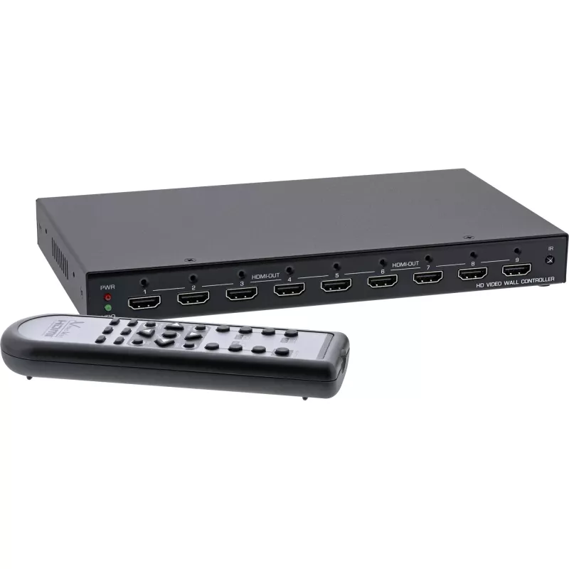 InLine HDMI Videowall controller 1 to 9, Full-HD