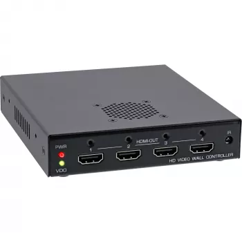 InLine Kontroler ściany wideo HDMI 1 do 4, Full-HD