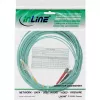 Kabel światłowodowy duplex InLine LC/ST 50/125µm OM3 15m