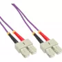 InLine światłowodowy kabel dupleksowy SC/SC 50/125 µm OM4 25 m