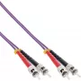 Kabel światłowodowy duplex InLine ST/ST 50/125µm OM4 15m