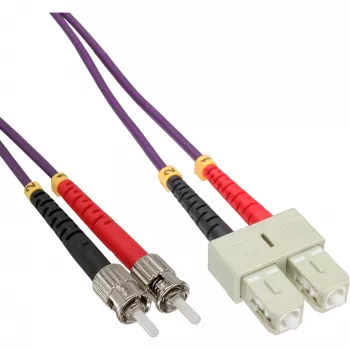 Kabel światłowodowy duplex InLine SC/ST 50/125µm OM4 7,5 m