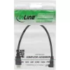 Przewód HDMI High Speed z Ethernetem InLine, kątowy, 0,3 m