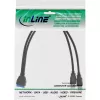 InLine USB 3.0 Premium adapter kablowy 2x USB A męski / złącze na płycie głównej, 0,40 m