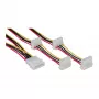 Wewnętrzny kabel zasilający InLine 29654A 1x 4-pin Molex / 4x 4-pin Molex 1 m