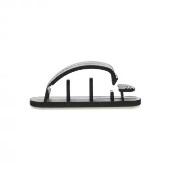 InLine 10 szt. Torba Organizator kabli z taśmą klejącą 2,8 cm czarny