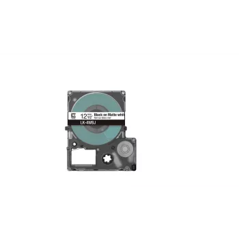 Taśma etykietująca Epson LK-4WBJ Czarno-Biała Termotransferowa 1,2 cm