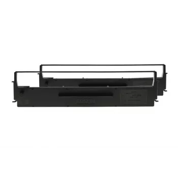 Czarna taśma barwiąca Epson SIDM do LQ-350/300+/300+II, podwójne opakowanie (C13S015646)