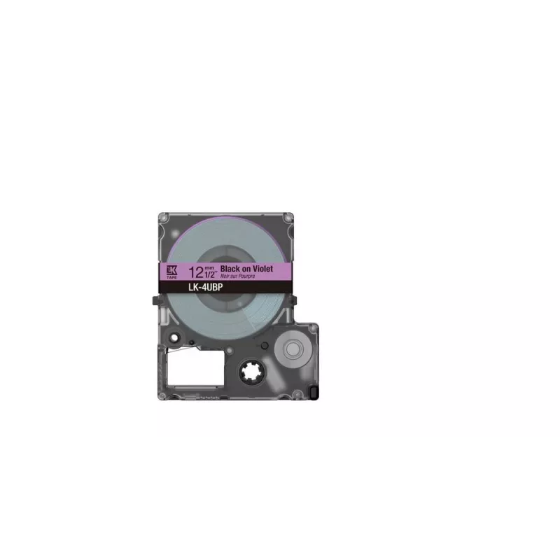 Taśma do etykiet Epson LK-4UBP Czarno-Fioletowa Termotransferowa 1.2 cm