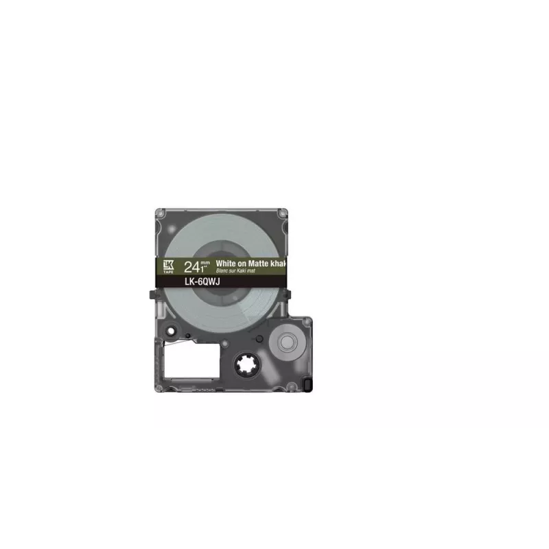 Epson LK-6QWJ Khaki, Biały