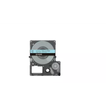 Taśma etykieciarska Epson LK-4LAS szara jasnoniebieska termotransferowa 1,2 cm