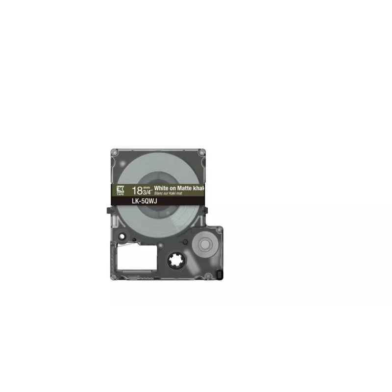 Drukarka etykiet Epson LK-5QWJ Khaki biała Termotransferowa 1.8 cm