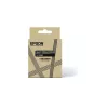 Taśma etykietowa Epson LK-6BWJ Czarno-Biała Transfer termiczny 2,4 cm