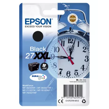 Epson Singlepack Czarny 27XXL DURABrite Ultra Ink