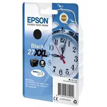Epson Singlepack Czarny 27XXL DURABrite Ultra Ink