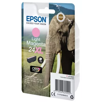 Epson Elephant Singlepack Jasny magenta 24XL Claria Photo HD Ink