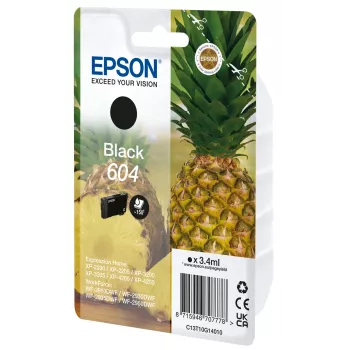 Epson 604 wkład atramentowy oryginalny Czarny 3,4 ml pojedyncze opakowanie